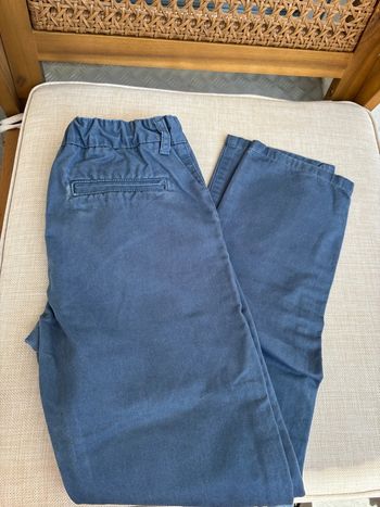 pantalon chino bleu
