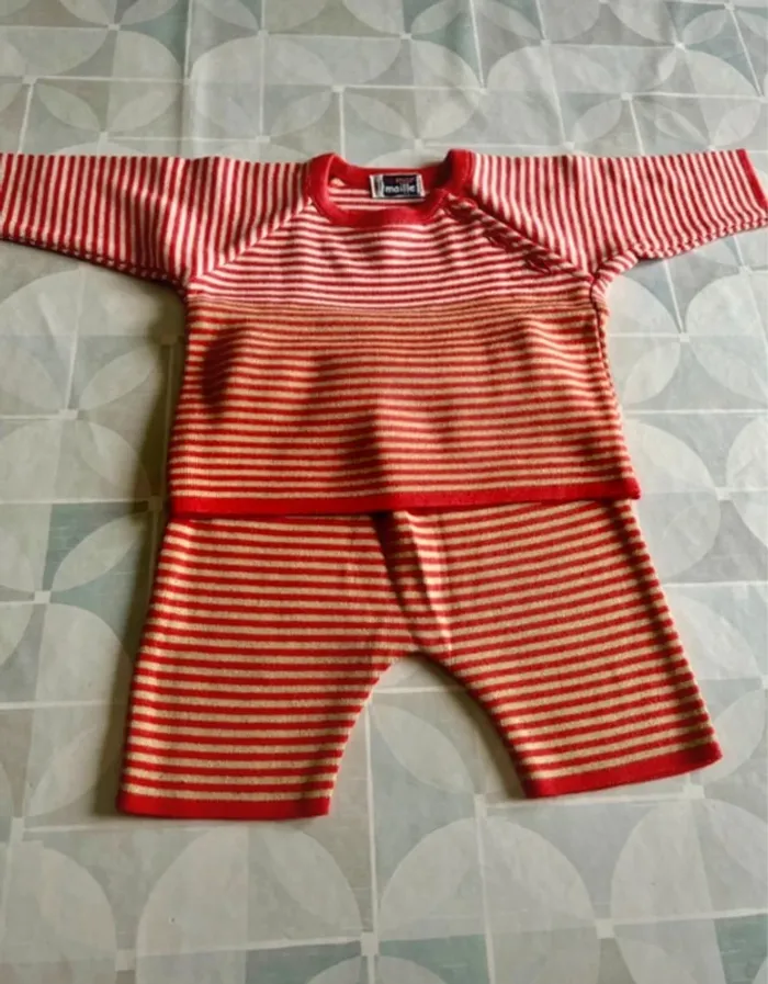 Ensemble bébé mixte - Fille / Garçon - 6 mois - La Mar Maille- Duger - Très bon état - photo numéro 4
