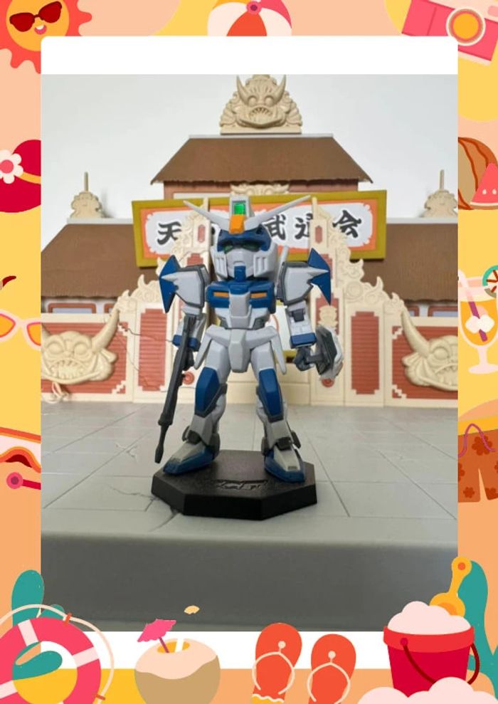 Mini figurine Gundam bras articulés