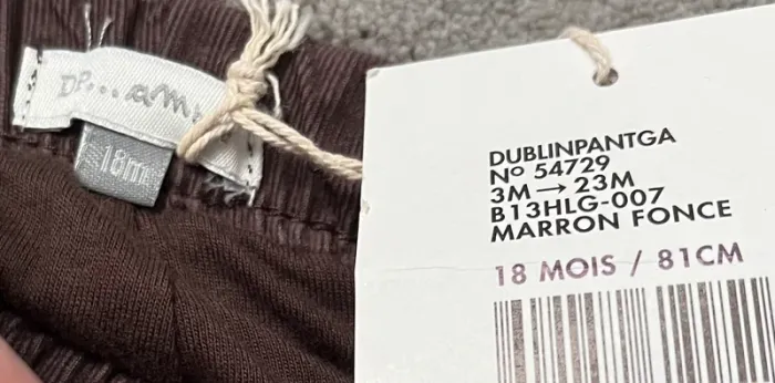 2 pantalons + gilet - 18 mois - photo numéro 6