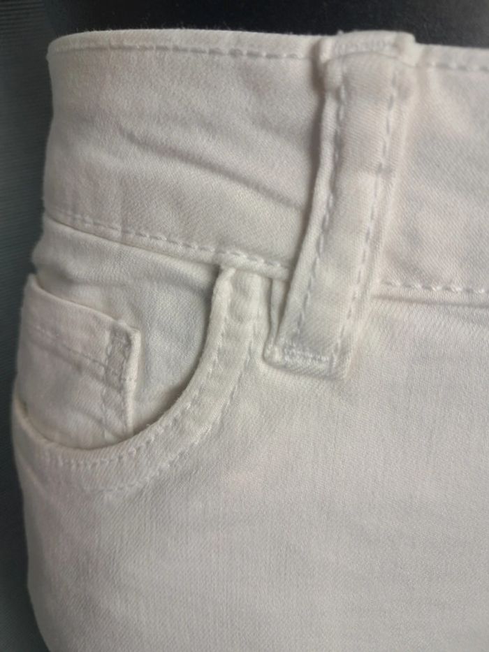 Md'M jean blanc été taille haute T.36/38 neuf - photo numéro 3