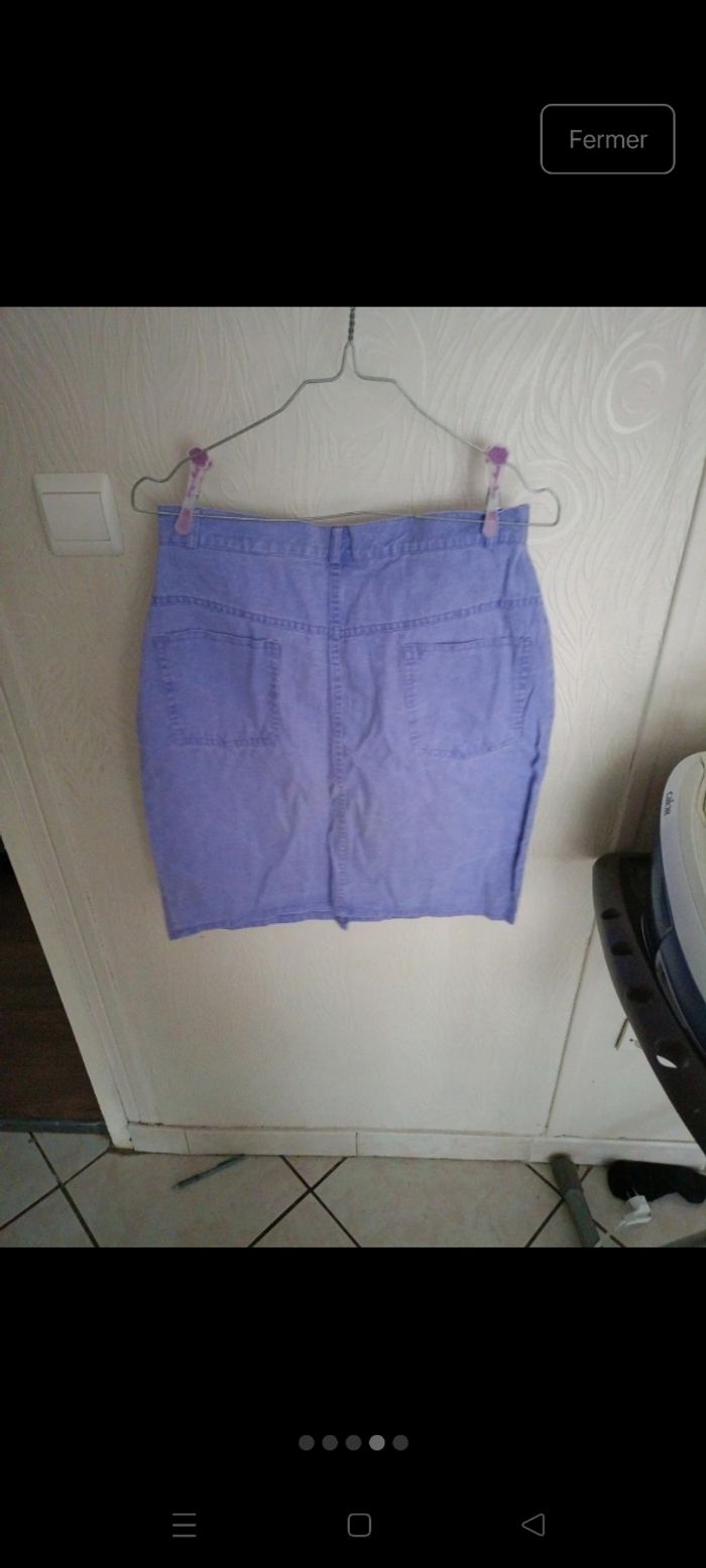 Jupe en jean taille 42 - photo numéro 4