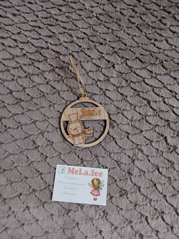 Boule en bois personnalisée