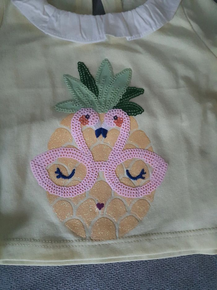 Lot de deux t-shirts Du Pareil Au Même taille 3 mois neuf avec étiquettes - photo numéro 2