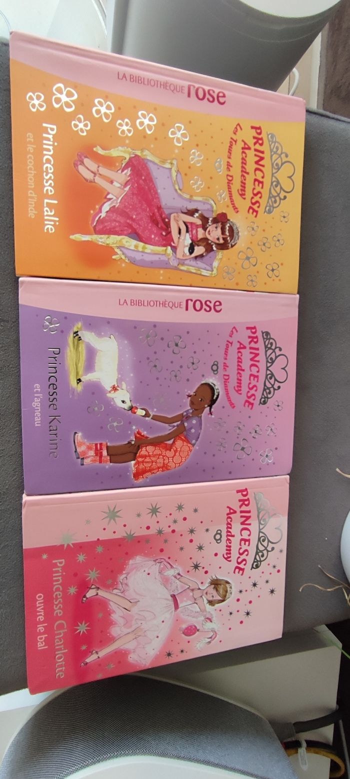 Lot 3 livres princesse academy - photo numéro 3