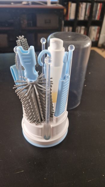 Kit Voyage Biberon 6-en-1 - Bleu