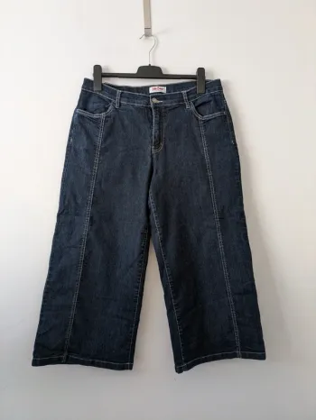 Jean court jambes larges - John Baner - taille 46