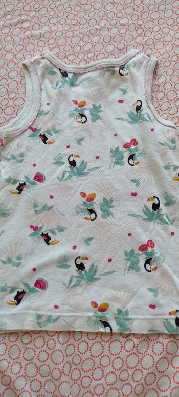 T-shirt débardeur petit bateau 5 ans