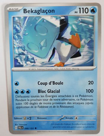 Carte Pokemon Bekaglaçon 048/193 ◆ Évolutions à Paldea- EV02 FR ©