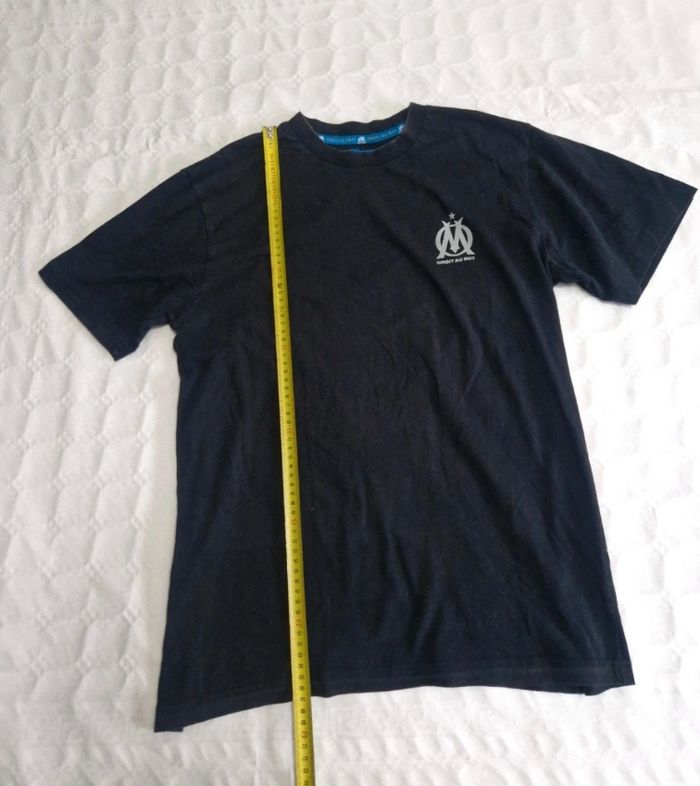 Olympique de Marseille T-shirt Noir Tribal Football Marseille Homme XL Vintage Foot - photo numéro 5