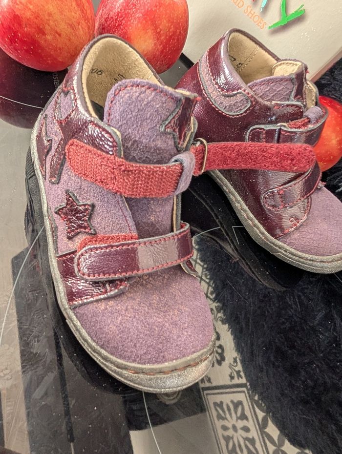 Bottines fille tout cuir doux et souple. Taille 24. Neuf. Little Mary marque française - photo numéro 5