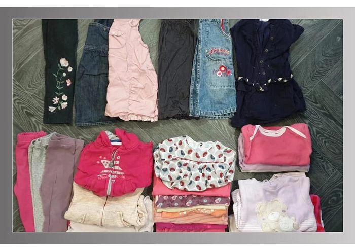 Lot de 30 vêtements hiver fille 18 mois