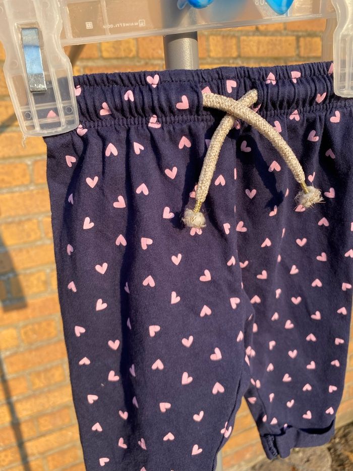 Pantalon motifs cœurs 3 mois - photo numéro 2