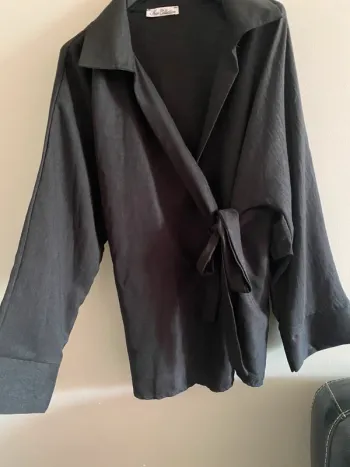 Veste kimono noir