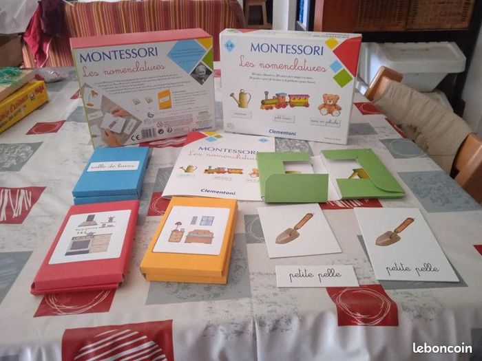 Jeu Montessori, les nomenclatures