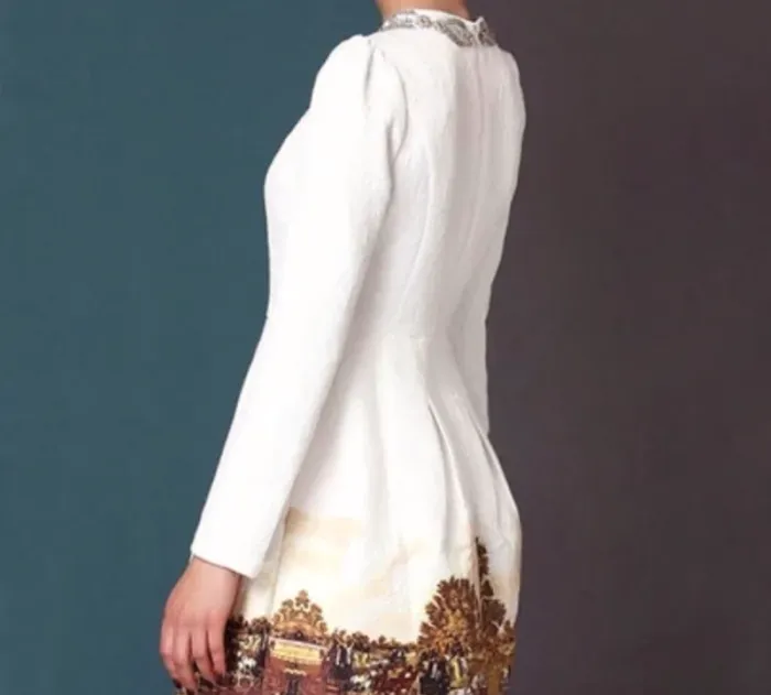 Magnifique robe rétro broderies - photo numéro 2