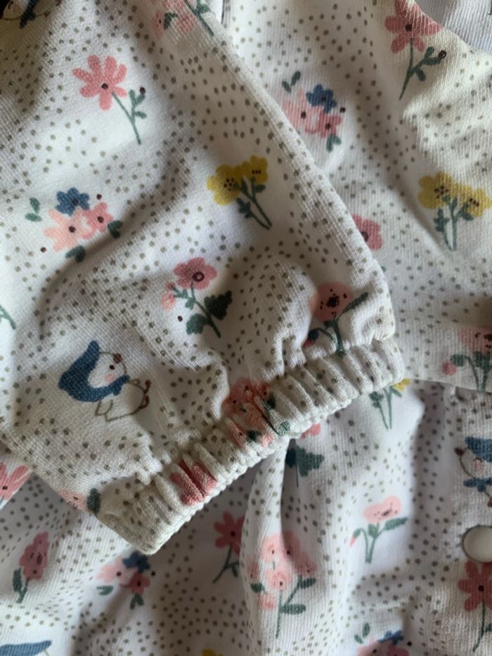 Robe et chameau Du pareil au même 3 mois fleurs - photo numéro 3