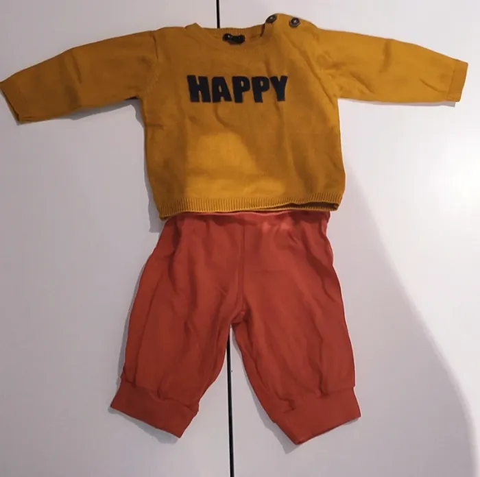 Lot de 3 ensembles garçon, 3 mois, 8 pièces - photo numéro 3
