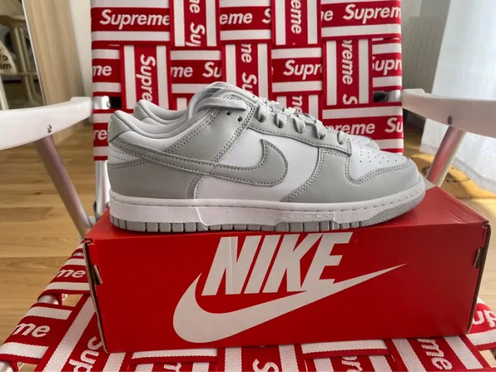 Nike air dunk low grey fog 2021 - photo numéro 2