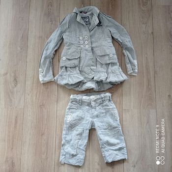 Ensemble à rayures 4ans