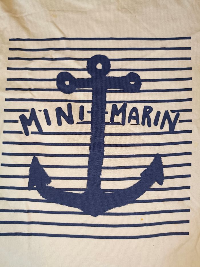 Tee-shirt  - Motif marinière - photo numéro 2