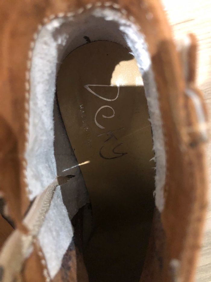 Bottines camel italienne - photo numéro 2