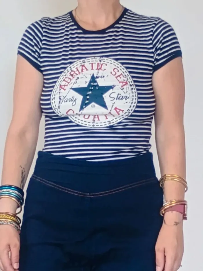 Jegging/Pantalon taille haute bleu marine Best Montain T42 - photo numéro 2