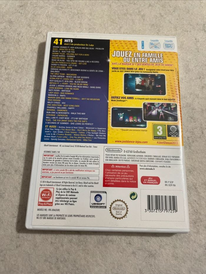 Just Dance 2015 Jeu Nintendo Wii FR - photo numéro 3