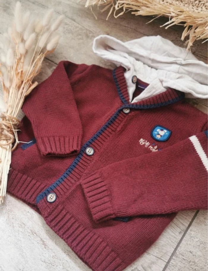 Gilet capuche Sergent Major 18mois - photo numéro 2