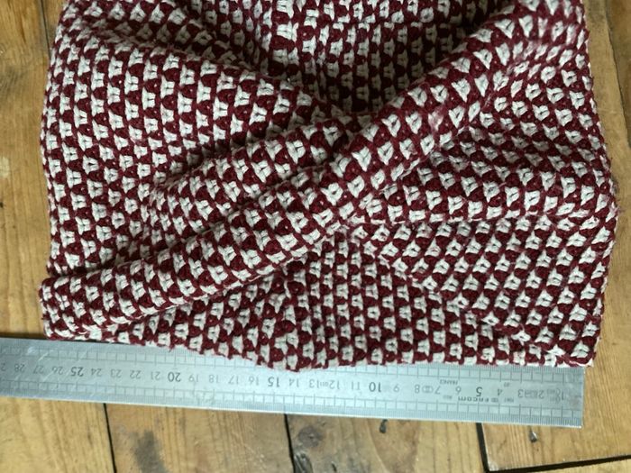 Col tour de cou bordeaux crème kiabi - photo numéro 6