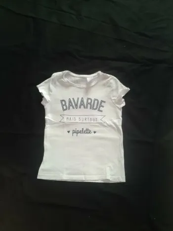 Tee shirt Fille Manches courtes 6 ans