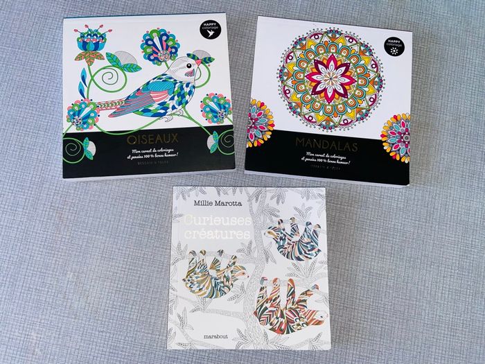 Lot livres dessin mandala