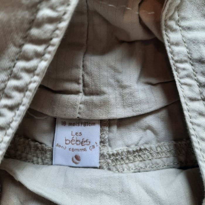 Lot de 2 shorts salopettes 12/18 mois 81 cm - photo numéro 5