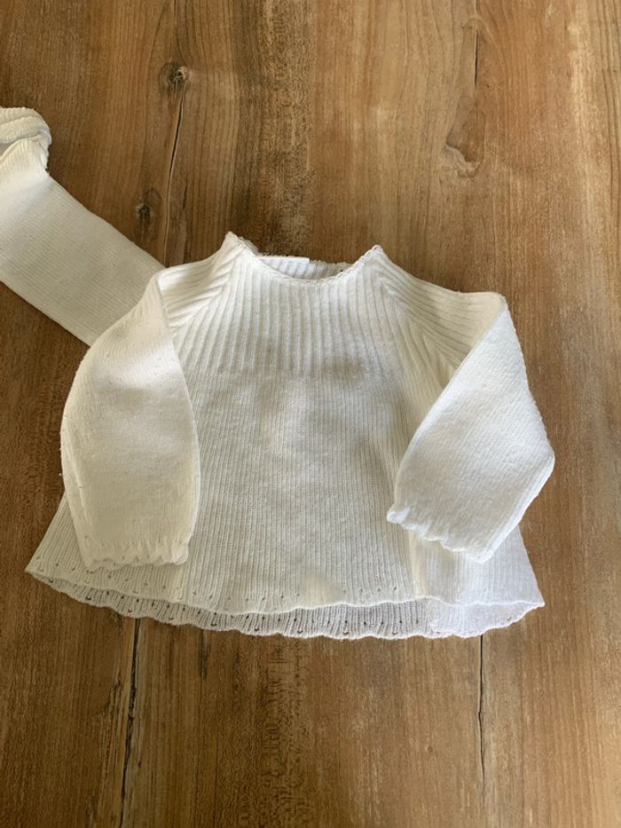 Lot de 5 pulls/ gilets fille 1 mois - photo numéro 6