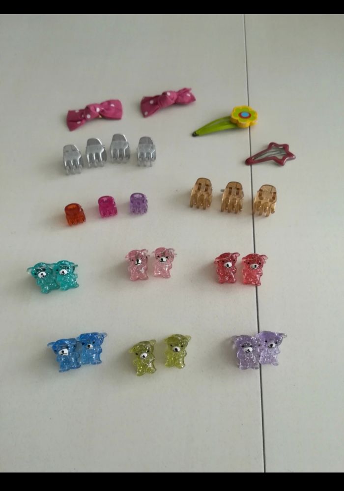 Lot de barrettes