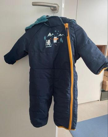 Combinaison de ski polaire bébé garçon 12 mois 