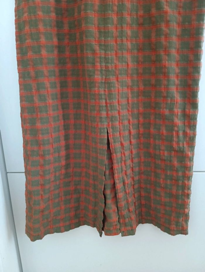 Robe vintage longue handmade fendue à l'arrière. - photo numéro 6