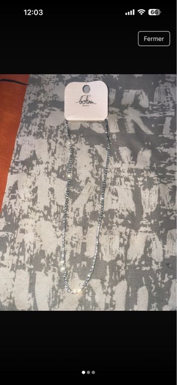 Collier rivière de diamant neuf 