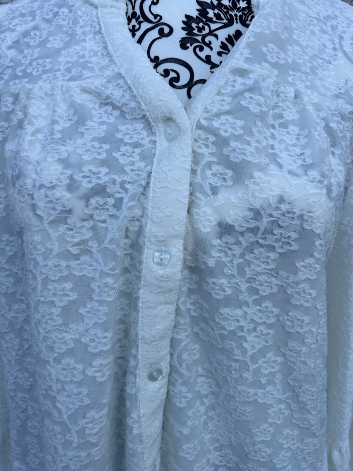 Blouse blanche cache cache - photo numéro 2