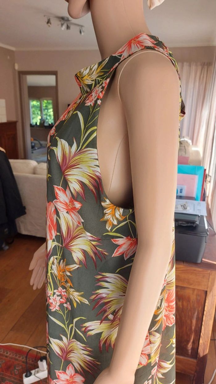 Robe Lola Liza fond vert Fleuries fr 44 - photo numéro 8