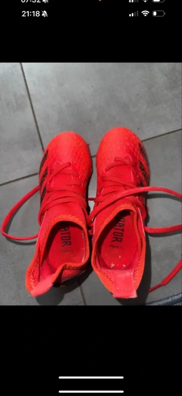 Chaussure de foot taille 30 adidas predator - photo numéro 5