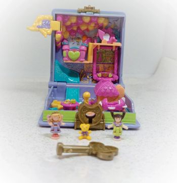 Polly pocket bluebird livre Book toy fun land pays jouet v 5 violet purple playhouse complet vintage