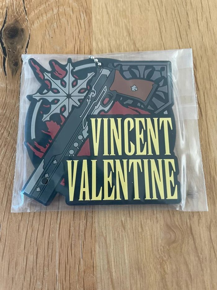 Final Fantasy - Porte Clés Caoutchouc Vincent Valentine 7 cm