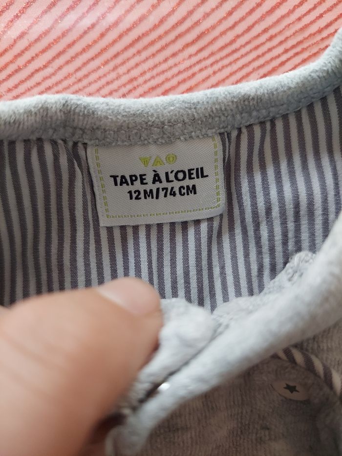 Pyjama velours 12mois - photo numéro 5