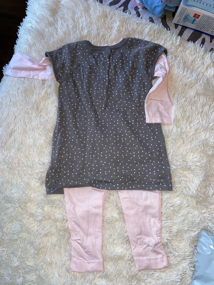 Ensemble body et robe 12 mois - photo numéro 3