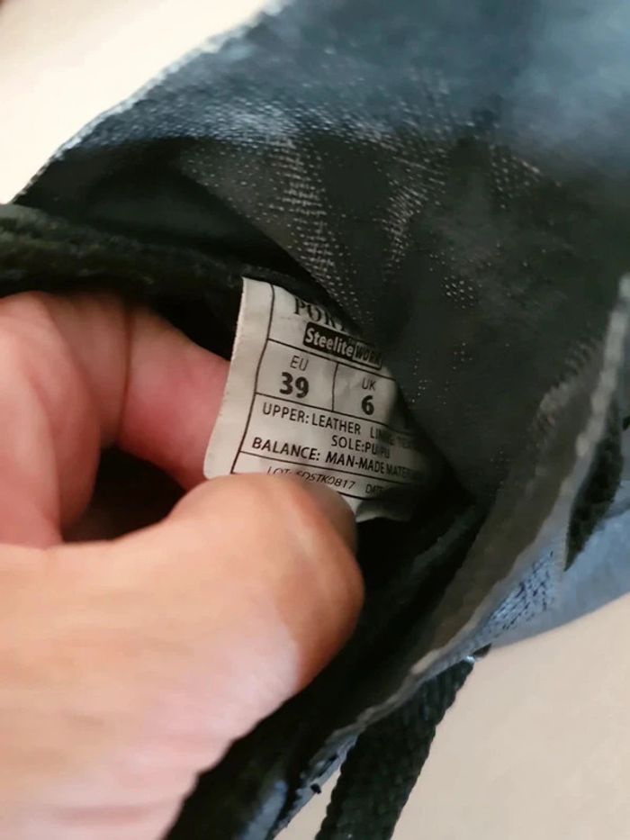Chaussures de sécurité Portwest - pointure 39 - photo numéro 3