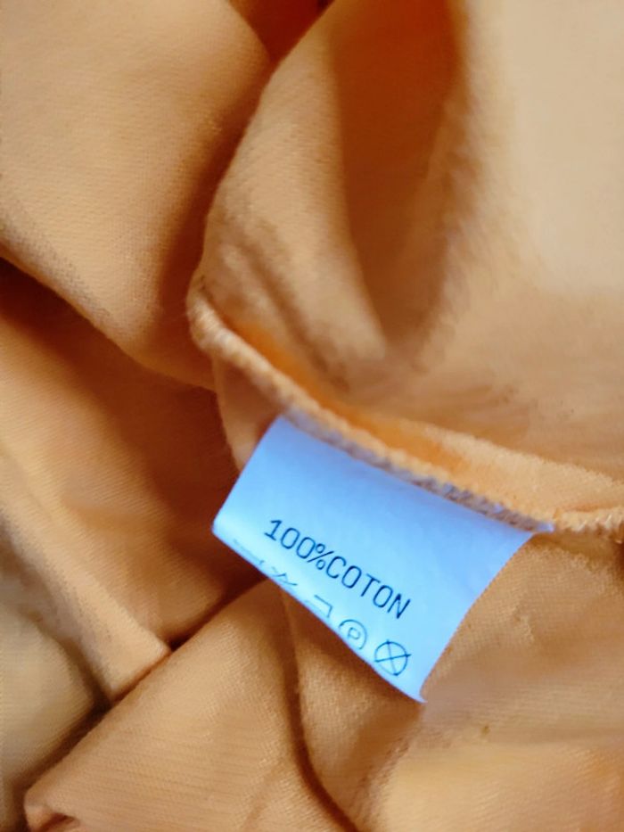 Haut Top tee shirt jaune Pierre Cardin taille XL 42 taille XXL 44 en 100% coton - photo numéro 6