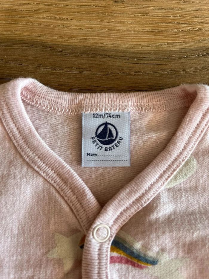 Pyjama rose pâle Petit Bateau - photo numéro 2