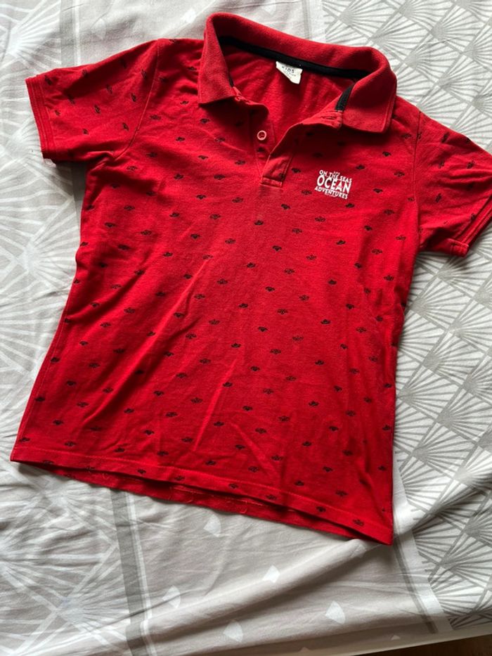 Lait polo garçon 8-10 ans - photo numéro 2