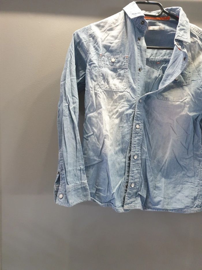 Chemise en jeans okaidi - photo numéro 2
